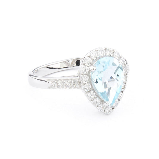 Wellington_&_North_Art_Deco_Jewellery_Juliet_Teardrop_Blue_Topaz_Cubic_Zirconia_925_Sterling_Silver_Ring_Side_View