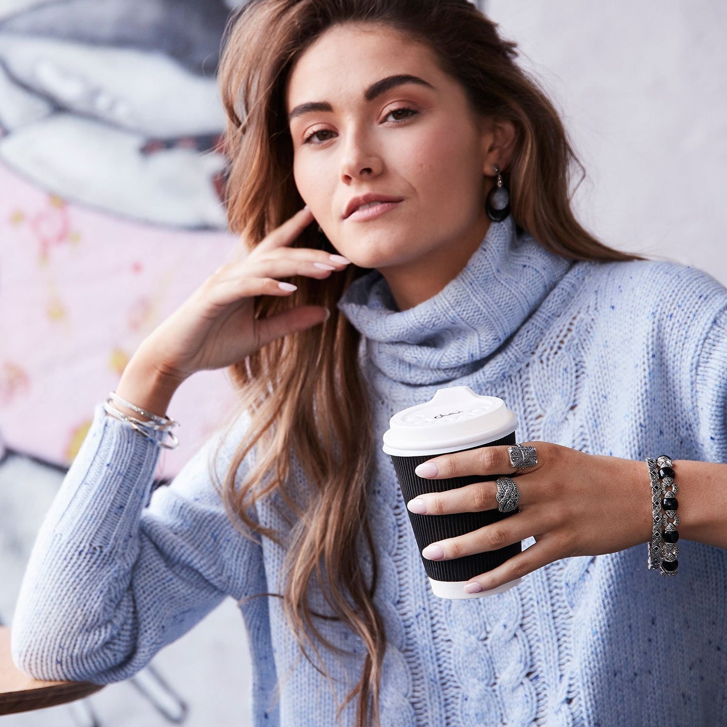 Margaret: Art Deco Bracelet in Black Onyx, Marcasite and Sterling Silver