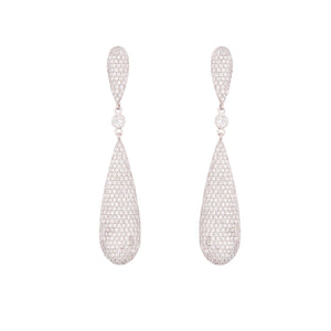 Silver Teardrop Earrings