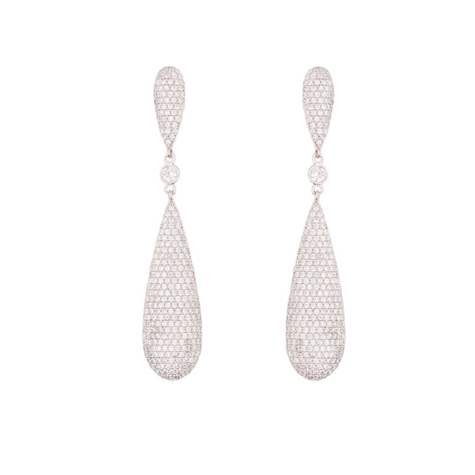 Silver Teardrop Earrings