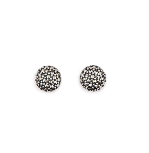 Silver and Marcasite Stud Earrings