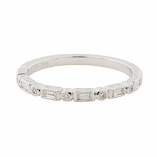 Load image into Gallery viewer, Art Deco Style Ring: White Gold and Diamond