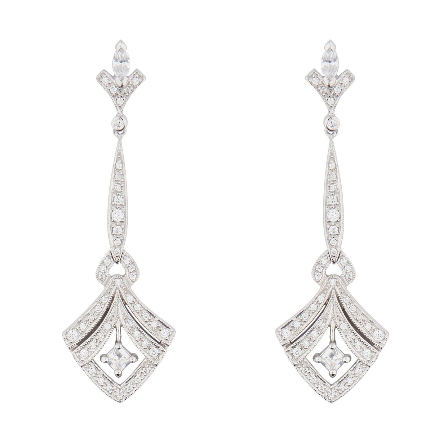 Wellington_&_North_Art_Deco_Jewellery_Sophia_Cubic_Zirconia_925_Sterling_Silver_Drop_Earrings