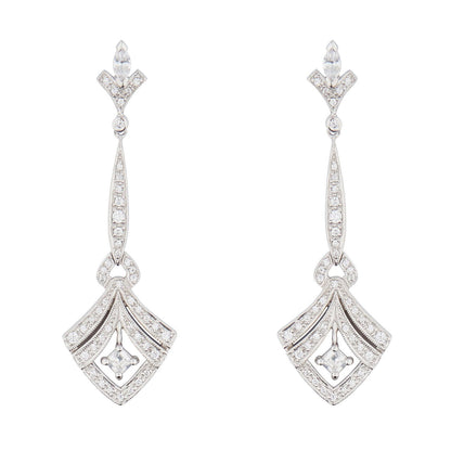 Wellington_&_North_Art_Deco_Jewellery_Sophia_Cubic_Zirconia_925_Sterling_Silver_Drop_Earrings