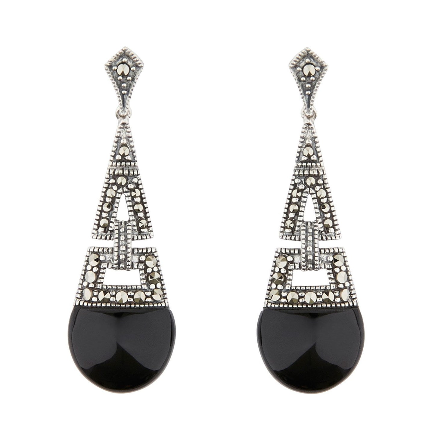 Fantastique Onyx Noir Gemme 925 Argent Sterling Handmade Bague Tout Fantastique Onyx Noir Gemme 925 Argent Sterling Handmade Bague Tout