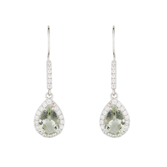 Wellington_&_North_Art_Deco_Jewellery_Juliet_Teardrop_Green_Amethyst_Cubic_Zirconia_Sterling_Silver_Drop_Earrings