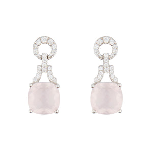 Wellington_&_North_Art_Deco_Jewellery_Rosalind_Cushion_Cut_Rose_Quartz_Cubic_Zirconia_925_Sterling_Silver_Drop_Earrings