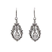 Load image into Gallery viewer, Zara: Cubic Zirconia and Sterling Silver Earrings