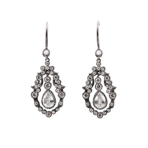 Zara: Cubic Zirconia and Sterling Silver Earrings