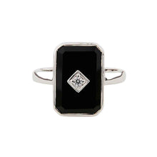 Load image into Gallery viewer, Grand Octavia: Sterling Silver Octagonal Art Deco Design Ring