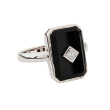 Load image into Gallery viewer, Grand Octavia: Sterling Silver Octagonal Art Deco Design Ring