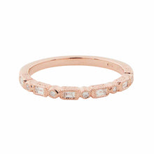 Load image into Gallery viewer, Art Deco Style Ring: Rose Gold and Diamond