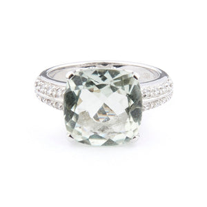 Wellington_&_North_Art_Deco_Jewellery_Rosalind_Cushion_Cut_Green_Amethyst_Cubic_Zirconia_925_Sterling_Silver_Ring_Front_View