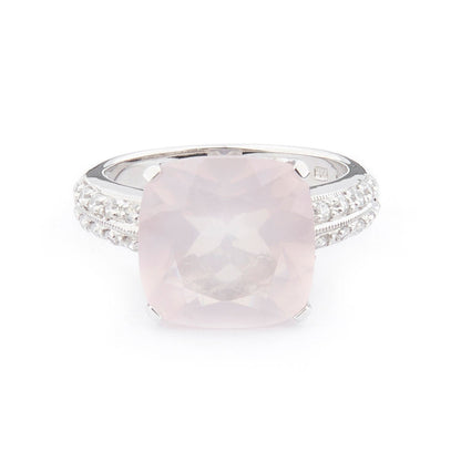 Wellington_&_North_Art_Deco_Jewellery_Rosalind_Cushion_Cut_Rose_Quartz_Cubic_Zirconia_925_Sterling_Silver_Ring_Front_View