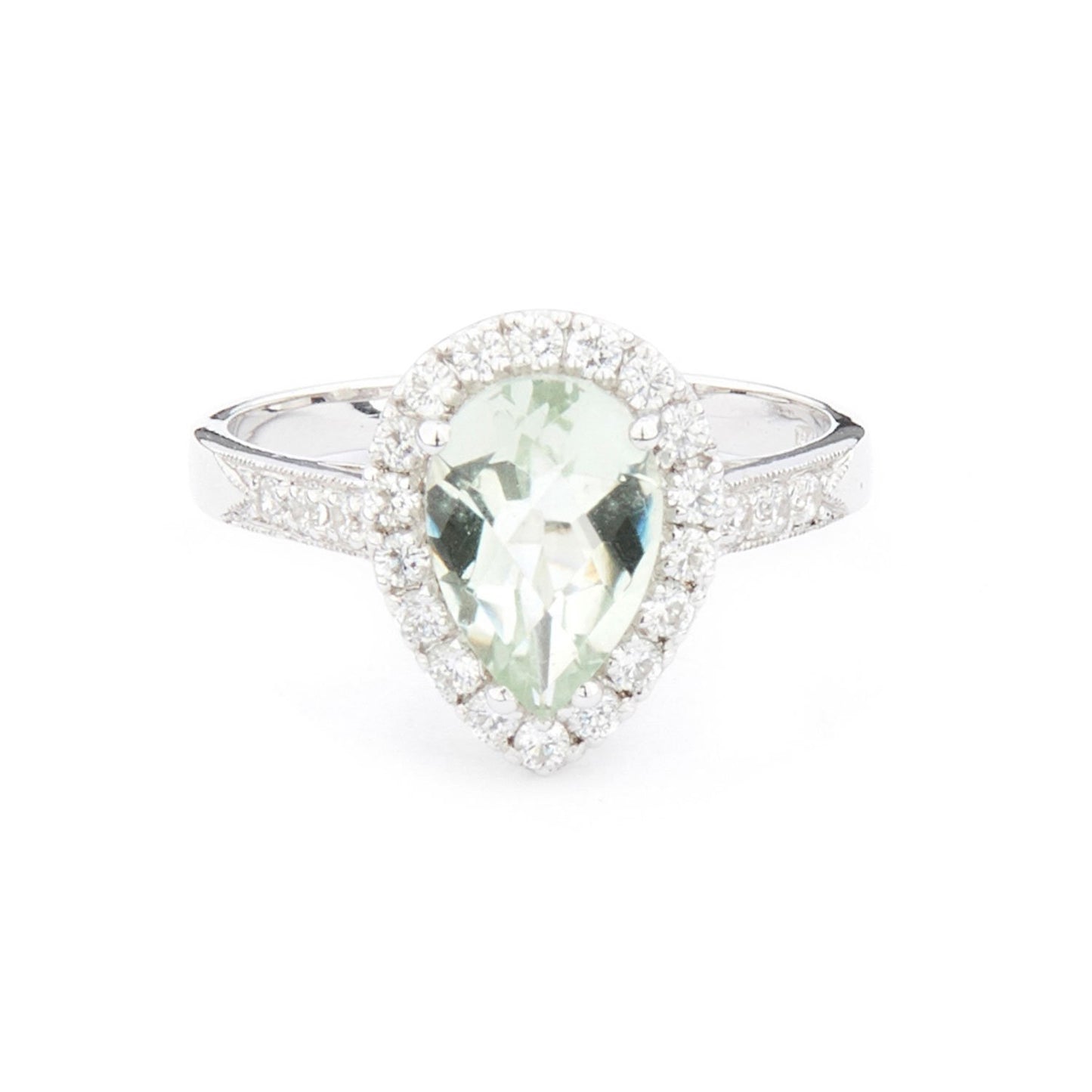 Wellington_&_North_Art_Deco_Jewellery_Juliet_Teardrop_Green_Amethyst_Cubic_Zirconia_Sterling_Silver_Ring_Front_View