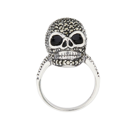 Wellington_&_North_Jewellery_Jett_Marcasite_Black_Enamel_925_Sterling_Silver_Skull_Ring